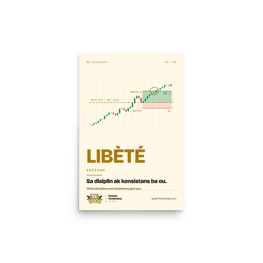 LIBÈTÉ – Freedom (3/3) · Light – 12″×18″ poster